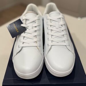 NWT Piombo Men's White Classic Casual Sneakers Size 8.5 (EU 42)